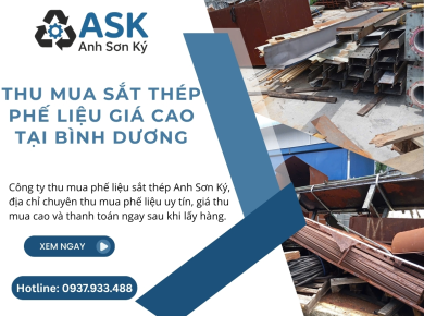Thu Mua Sắt Thép Phế Liệu Giá Cao Tại Bình Dương