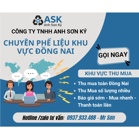 Thu Mua Phế Liệu Đồng Nai