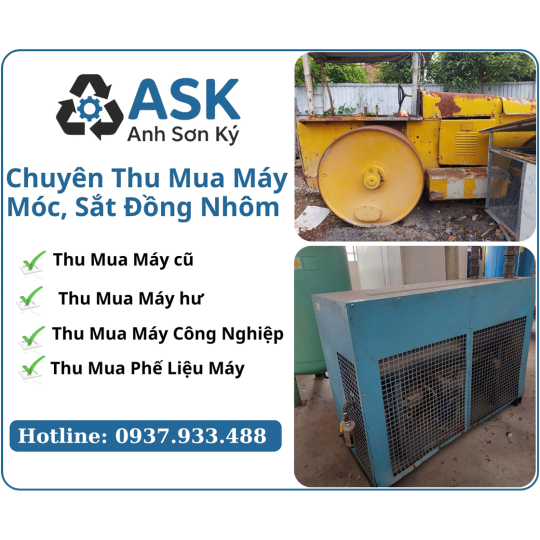 Thu Mua Máy Móc, Sắt Đồng Nhôm Giá Cao