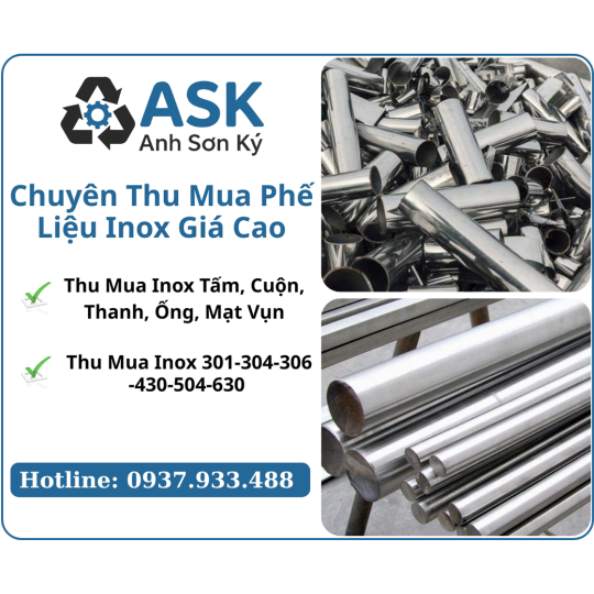 Thu Mua Phế Liệu Inox Giá Cao