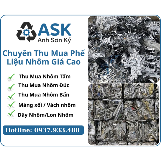 Thu Mua Phế Liệu Nhôm Giá Cao