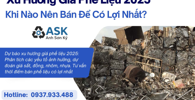 Xu Hướng Giá Phế Liệu 2025: Khi Nào Nên Bán Để Có Lợi Nhất?