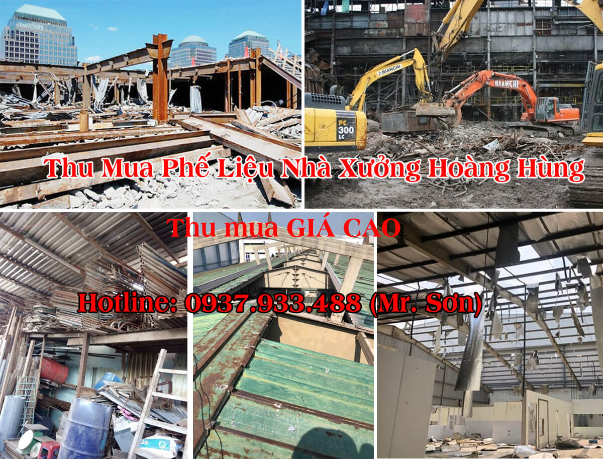 Thu Mua Phế Liệu Nhà Xưởng Giá Cao