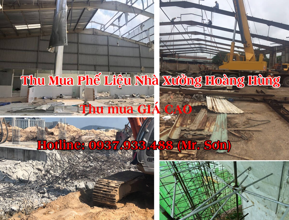 thu mua sắt thép phế liệu nhà xưởng