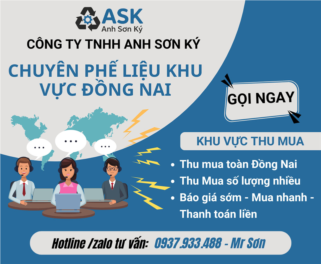 Thu Mua Phế Liệu Đồng Nai