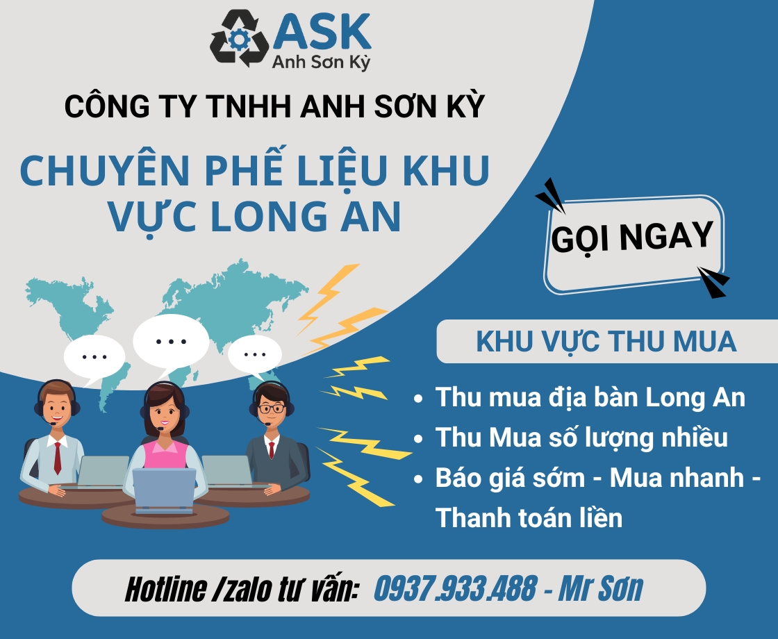 Thu Mua Phế Liệu Long An