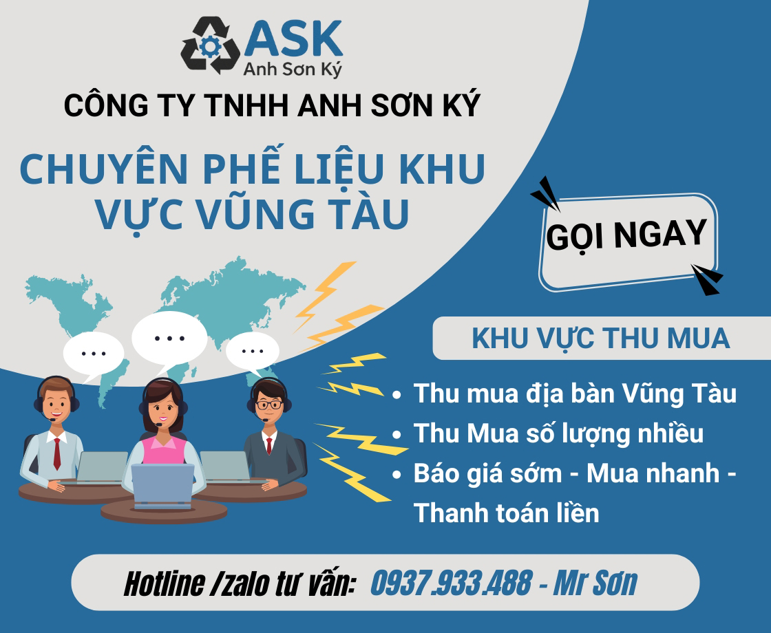 Thu mua phế liệu Vũng Tàu