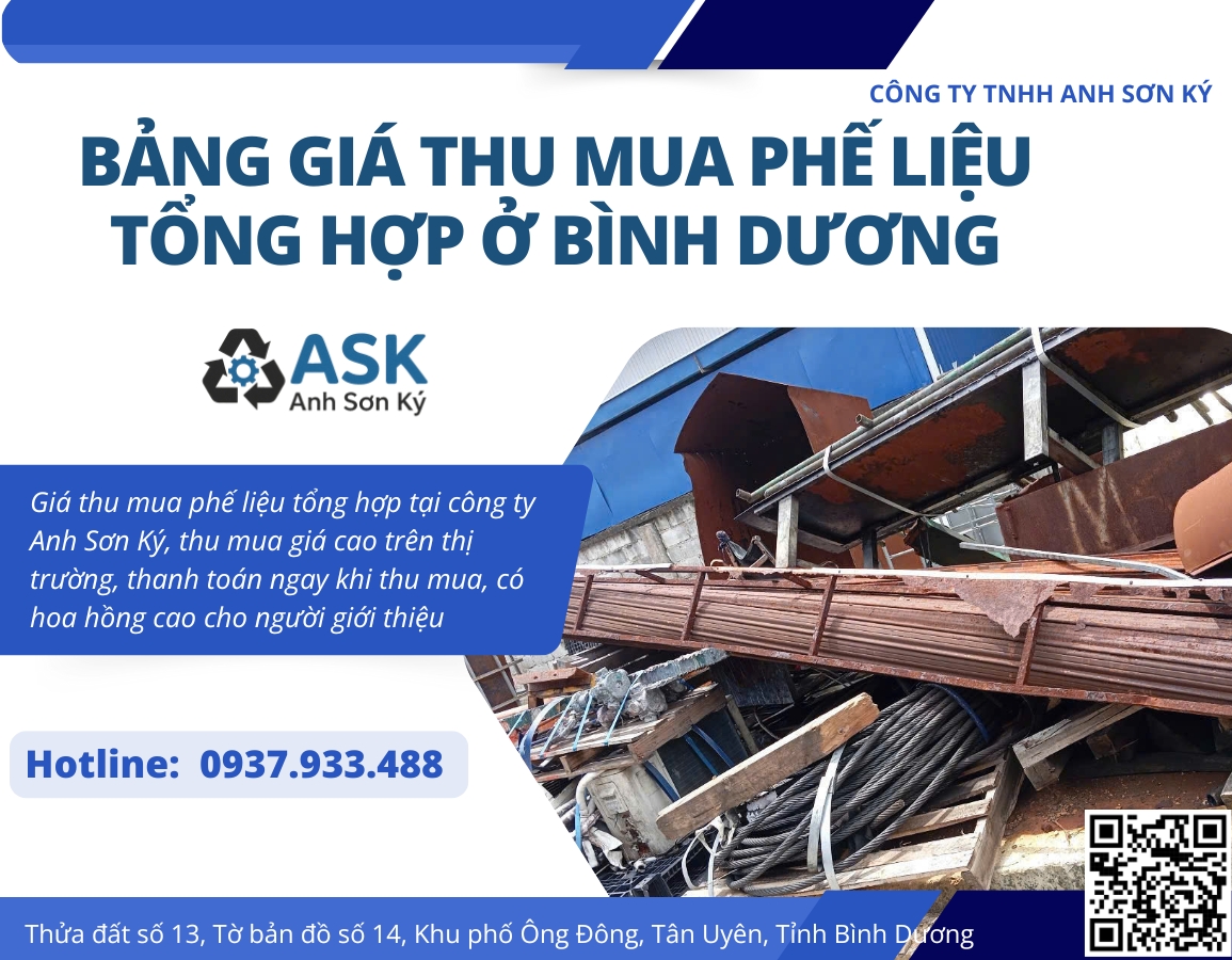 Bảng Giá Thu Mua Phế Liệu Tổng Hợp Ở Bình Dương