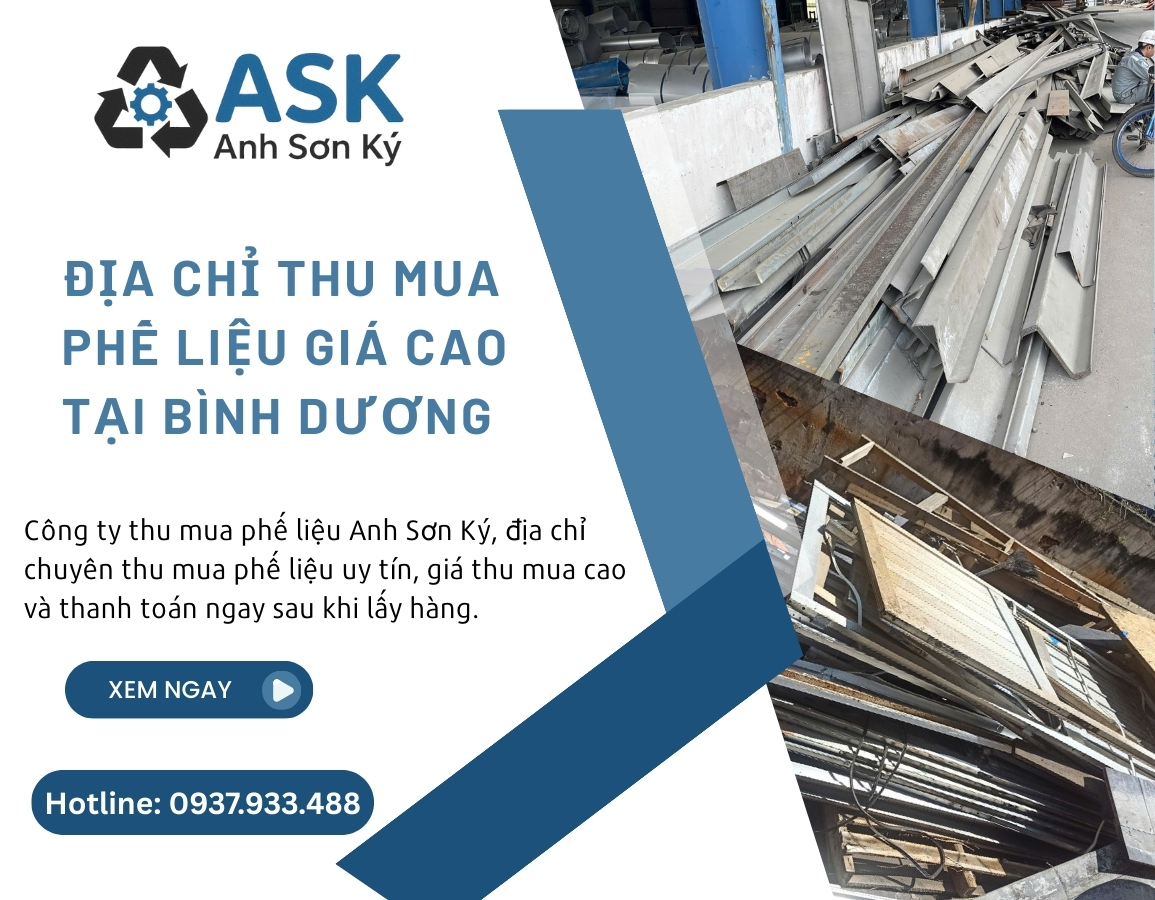 Địa Chỉ Thu Mua Phế Liệu Giá Cao Tại Bình Dương 