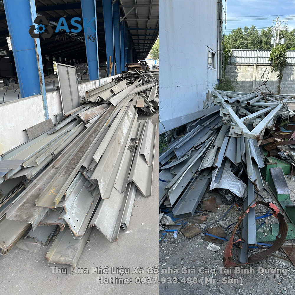 thu mua phế liệu xà gỗ nhà giá cao bình dương
