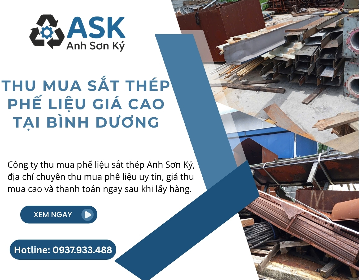 Thu Mua Sắt Thép Phế Liệu Giá Cao Tại Bình Dương