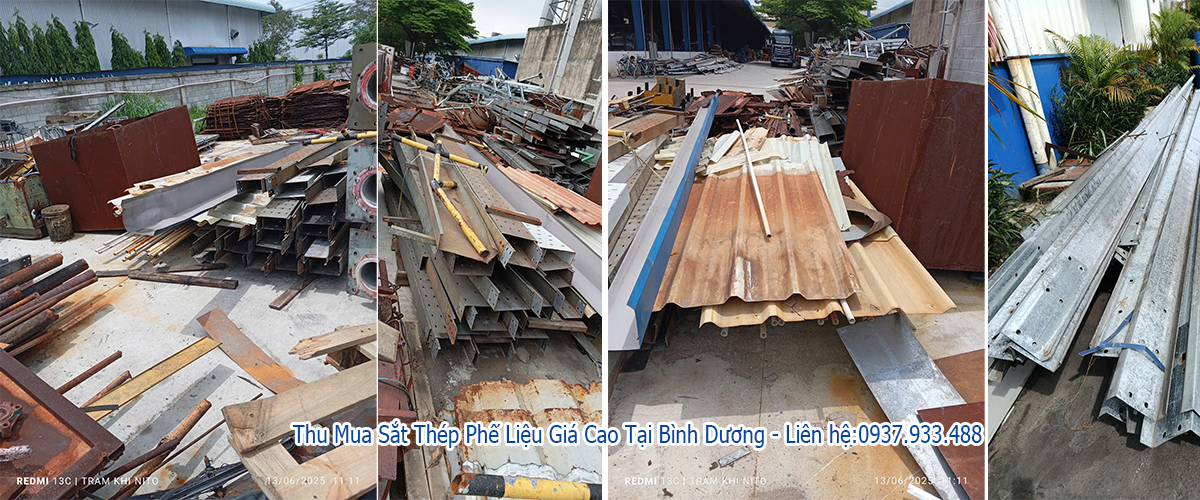 Thu Mua Sắt Thép Phế Liệu Giá Cao Tại Bình Dương